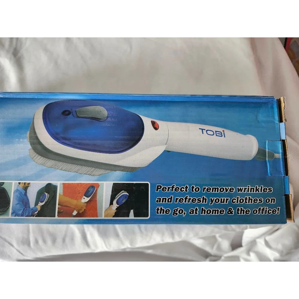 Tobi Travel Steamer One Size Blue White